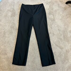 Marlowe women’s black wool trouser dress pants made in Italy Sz 8 NWOT